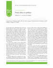 Research paper thumbnail of From ethics to politics