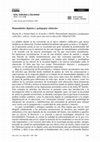 Research paper thumbnail of Reseña de "Humanidades digitales y pedagogías culturales"