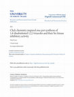 Research paper thumbnail of Click chemistry inspired one-pot synthesis of 1, 4-disubstituted 1, 2, 3-triazoles and their Src kinase inhibitory activity