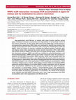 Research paper thumbnail of MMP2-A2M interaction increases ECM accumulation in aged rat kidney and its modulation by calorie restriction