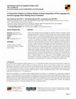 Research paper thumbnail of A Comparative Analysis on Cohesive Markers in Essay Composition of First Language and Second Language: Direct Writing Versus Translation