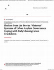 Research paper thumbnail of Shelter from the Storm: 'Virtuous' Systems of Urban Asylum Governance Coping with Italy's Immigration Crackdown