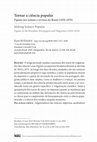 Research paper thumbnail of Tornar a ciência popular Figuier nos jornais e revistas do Brasil (1850-1870)