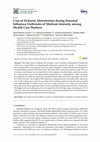 Research paper thumbnail of Cost of Sickness Absenteeism during Seasonal Influenza Outbreaks of Medium Intensity among Health Care Workers