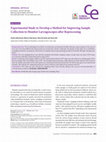 Research paper thumbnail of Experimental Study to Develop a Method for Improving Sample Collection to Monitor Laryngoscopes after Reprocessing