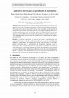 Research paper thumbnail of Aplicativos móveis para o aprendizado de matemática