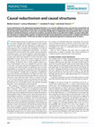 Research paper thumbnail of Causal reductionism and causal structures