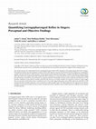 Research paper thumbnail of Quantifying Laryngopharyngeal Reflux in Singers: Perceptual and Objective Findings