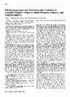 Research paper thumbnail of Electromyographic and neuromuscular variables in unstable postpolio subjects, stable postpolio subjects, and control subjects