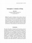 Research paper thumbnail of Semiosphere: A chemistry of being