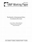 Research paper thumbnail of The Benefits of International Policy Coordination Revisited