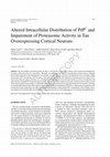 Research paper thumbnail of Altered intracellular distribution of PrPC and impairment of proteasome activity in tau overexpressing cortical neurons