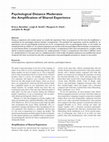 Research paper thumbnail of Psychological Distance Moderates the Amplification of Shared Experience