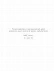 Research paper thumbnail of Precondicionamiento por aproximaciones a la matriz pseudoinversa para el problema de mínimos cuadrados lineales