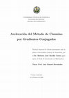 Research paper thumbnail of Aceleración del método de Cimmino por gradientes conjugadas