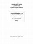 Research paper thumbnail of Proyección sobre el núcleo de las matrices de acoplamiento de descomposición de dominios