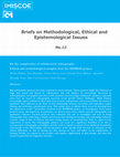 Research paper thumbnail of On the complexities of collaborative ethnography: Ethical and methodological insights from the HOMInG project