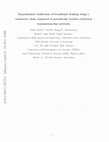 Research paper thumbnail of Experimental verification of broadband cloaking using a volumetric cloak composed of periodically stacked cylindrical transmission-line networks