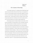 Research paper thumbnail of The Corruption of Knowledge