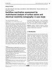 Research paper thumbnail of Earthflow reactivation assessment by multichannel analysis of surface waves and electrical resistivity tomography: A case study