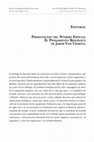 Research paper thumbnail of Presentación del Número Especial: El Pensamiento Biológico de Jakob Von Uexküll