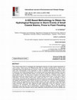 Research paper thumbnail of A GIS Based Methodology to Obtain the Hydrological Response to Storm Events of Small Coastal Basins, Prone to Flash Flooding