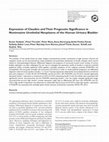 Research paper thumbnail of Expression of claudins and their prognostic significance in noninvasive urothelial neoplasms of the human urinary bladder