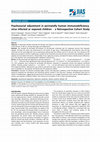 Research paper thumbnail of Psychosocial adjustment in perinatally human immunodeficiency virus infected or exposed children – a Retrospective Cohort Study