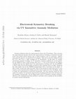 Research paper thumbnail of Electroweak symmetry breaking via UV insensitive anomaly mediation