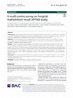 Research paper thumbnail of A multi-centre survey on hospital malnutrition: result of PNSI study