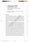 Research paper thumbnail of Political Agency and the Responsibility Paradox: Multinationals and Corporate Social Responsibility