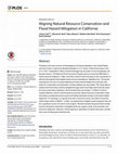 Research paper thumbnail of Aligning Natural Resource Conservation and Flood Hazard Mitigation in California