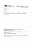 Research paper thumbnail of Cyber Embargo: Countering the Internet Jihad