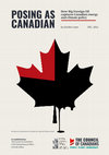 Research paper thumbnail of Posing as Canadian. How Big Foreign Oil captures Canadian energy and climate policy