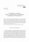 Research paper thumbnail of Dis-obedience to the Father. Bracha L. Ettinger's Theory and Installation Confronted with Freud and Lacan