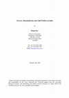 Research paper thumbnail of Poverty, Household Size and Child Welfare in India