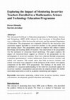 Research paper thumbnail of Exploring the Impact of Mentoring In-service Teachers Enrolled in a Mathematics, Science and Technology Education Programme