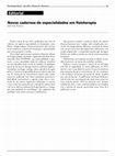 Research paper thumbnail of Novos cadernos de especialidades em fisioterapia