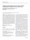 Research paper thumbnail of Variations of chromosomal structures in Caluromys philander (Didelphimorphia: Didelphidae) from the Amazon region