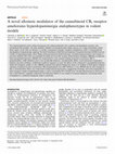 Research paper thumbnail of A novel allosteric modulator of the cannabinoid CB1 receptor ameliorates hyperdopaminergia endophenotypes in rodent models