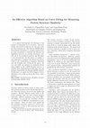 Research paper thumbnail of An Effective Algorithm Based on Curve Fitting for Measuring Protein Structure Similarity ∗