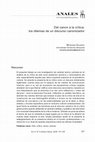 Research paper thumbnail of Del canon a la crítica: los dilemas de un discurso canonizador