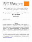 Research paper thumbnail of Diab Virtud y sociedad civil en teoría de Pettit Revista Contemporánea