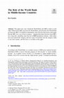 Research paper thumbnail of The Role of the World Bank in Middle-Income Countries