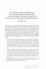 Research paper thumbnail of Dirk Hartwig, „Die 'Wissenschaft des Judentums' als Gründerdisziplin der kritischen Koranforschung: Abraham Geiger und die erste Generation jüdischer Koranforscher“, in: Jüdische Existenz in der Moderne 2013