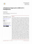 Research paper thumbnail of A Biophysical Approach to SARS-CoV-2 Pathogenicity