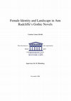 Research paper thumbnail of Female identity and landscape in Ann Radcliffe's Gothic Novels