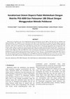 Research paper thumbnail of Karakterisasi Sistem Dispersi Padat Meloksikam Dengan Matriks PEG 6000 Dan Poloxamer 188 Dibuat Dengan Menggunakan Metode Peleburan