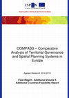 Research paper thumbnail of COMPASS – Comparative Analysis of Territorial Governance and Spatial Planning Systems in Europe. Applied Research 2016-2018 : Final Report