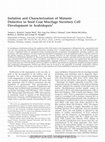 Research paper thumbnail of Isolation and characterization of mutants defective in seed coat mucilage secretory cell development in Arabidopsis